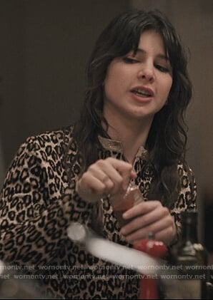 Ali's leopard print cardigan on Madam Secretary