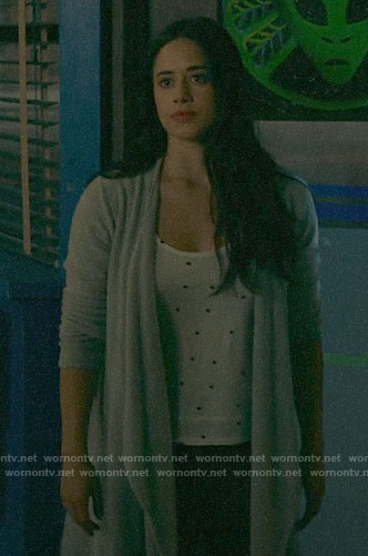 Liz's star print tank top on Roswell New Mexico