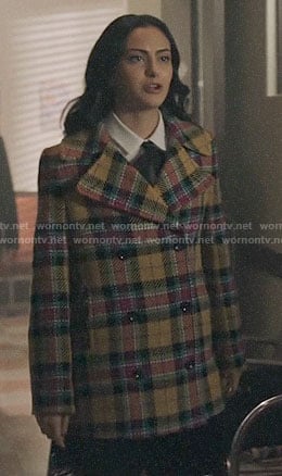 Veronica's plaid coat on Riverdale