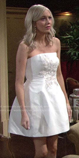 Abby's engagement photoshoot dress on The Young and the Restless