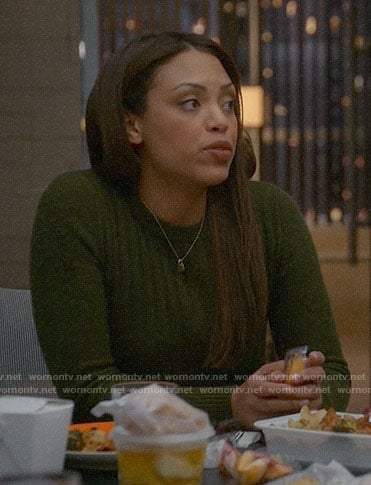 Danny's green sweater on Bull
