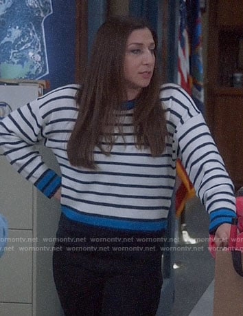 Gina's striped sweater on Brooklyn Nine-Nine