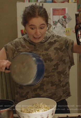 Debbie's camo top on Shameless