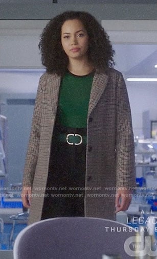 Macy's houndstooth coat on Charmed