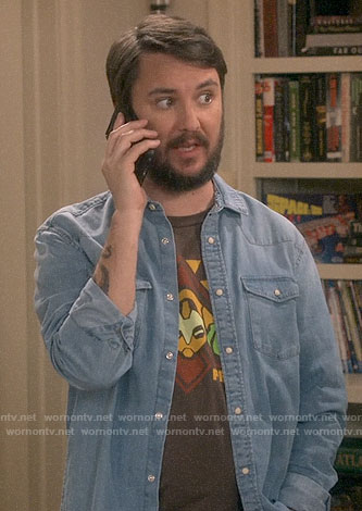 Wil Wheaton's Overwatch t-shirt on The Big Bang Theory