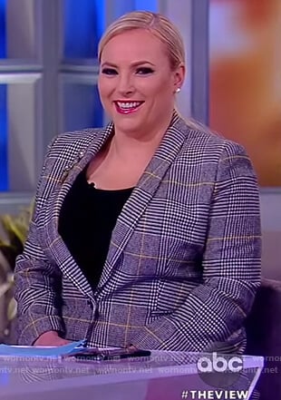 Meghan's checked blazer on The View