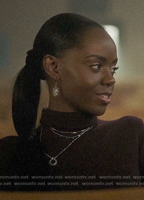 Josie's starburst earrings on Riverdale