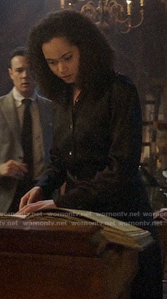 Macy's black shirtdress on Charmed