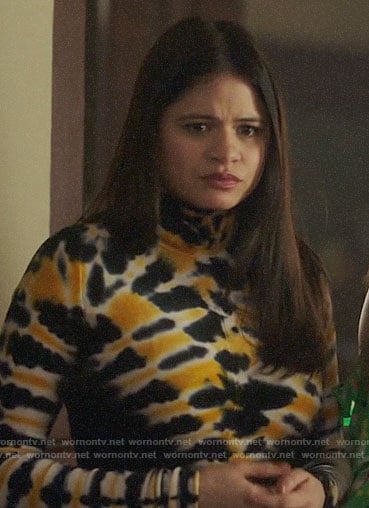 Mel's tie dye maxi dress on Charmed