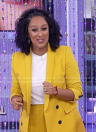 Tamera's yellow suit on The Real