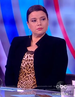 Ana's black blazer on The View