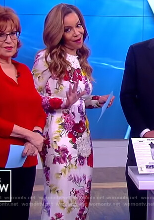 Sunny's white floral dress on The View