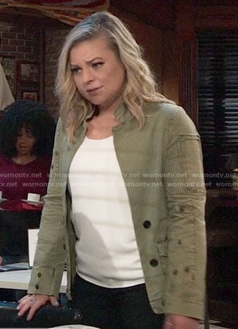 Maxie's army jacket on General Hospital