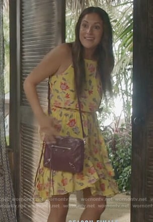 Colleen's yellow floral dress on Life in Pieces