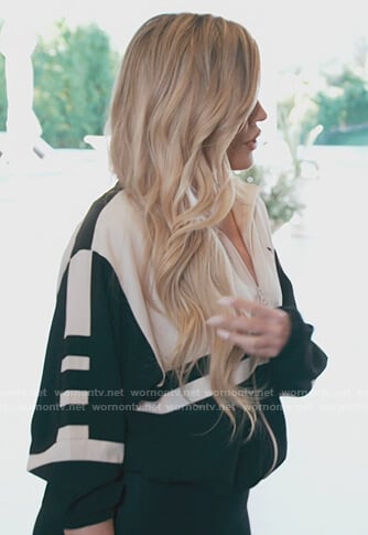 Khloe's Adidas track jacket on Keeping Up with the Kardashians