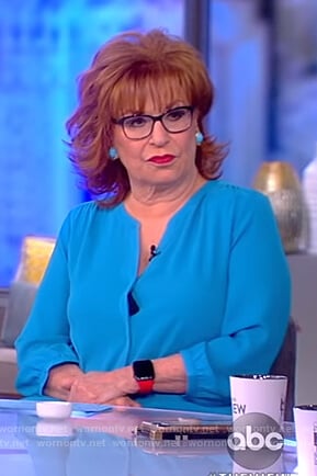 Joy's turquoise top on The View