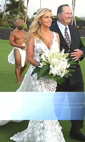 Camille's wedding dress on The Real Housewives of Beverly Hills