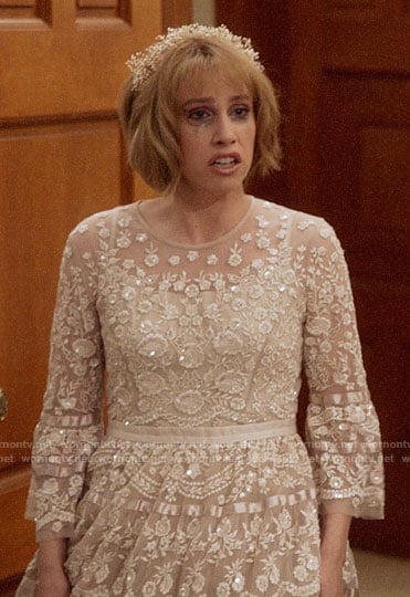 Catherine's wedding dress on Veep
