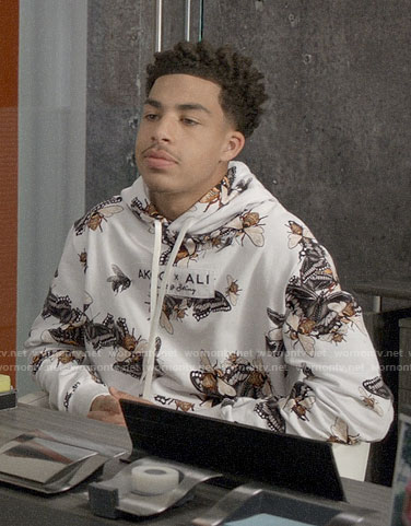 Junior's butterfly print hoodie on Black-ish