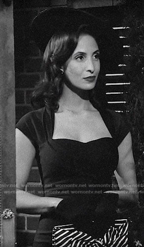 Lily's vintage style dress on The Young and the Restless