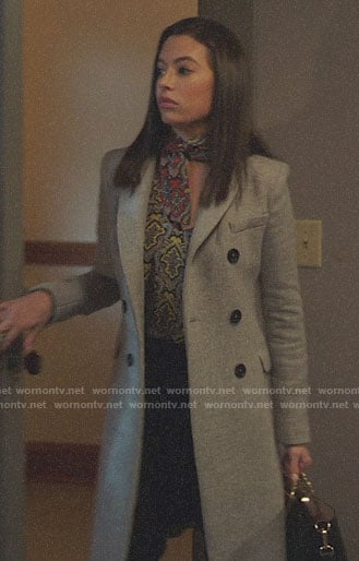 Tessa's grey coat on Charmed
