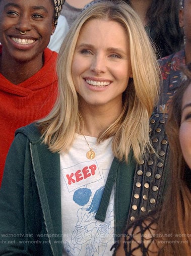 Veronica's KEEP ON MARCHING tee on Veronica Mars