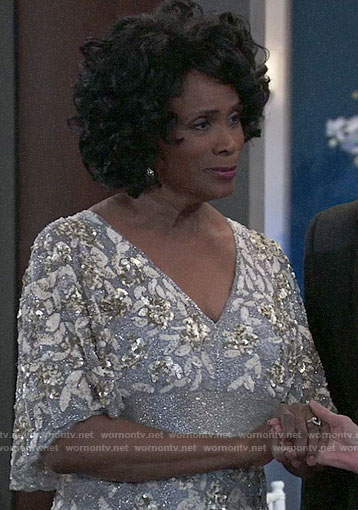 Yvonne's gown at the Nurse's Ball on General Hospital