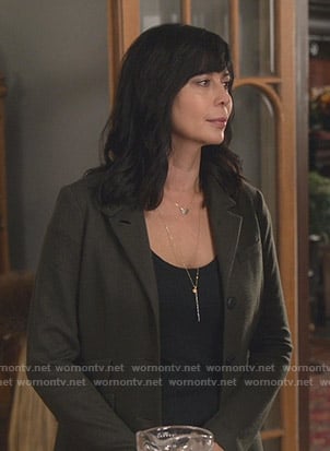 Cassie's green blazer on Good Witch