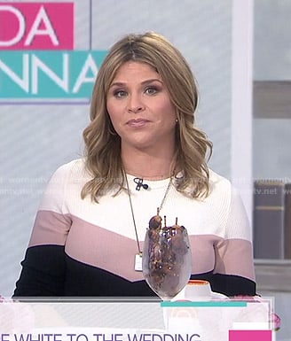 Jenna's colorblock ribbed dress on Today