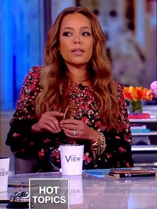 Sunny's floral dress on The View