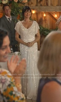 Cassie's wedding dress on Good Witch