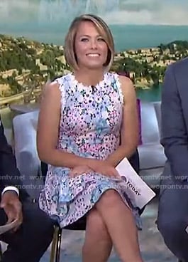 Dylan's floral mini dress on Today