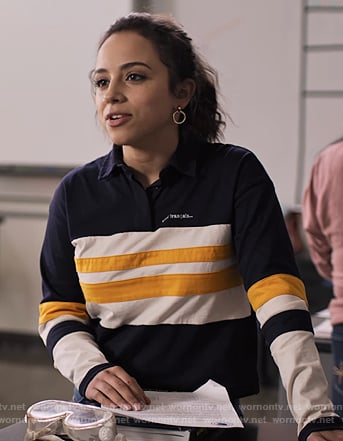 Moe's rugby stripe shirt on Trinkets