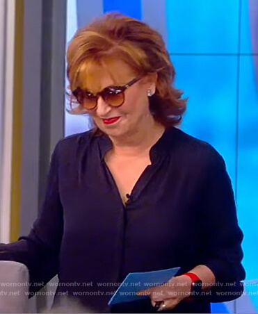 Joy's navy blouse on The View