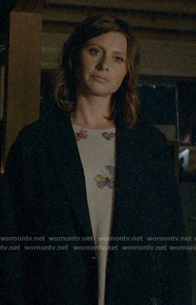 Peyton's butterfly print sweater on iZombie