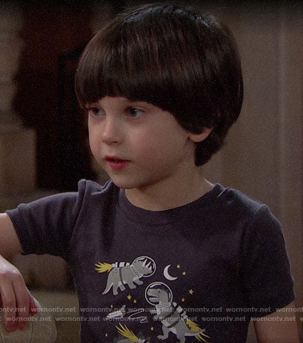 Douglas's dinosaur pajamas on The Bold and the Beautiful