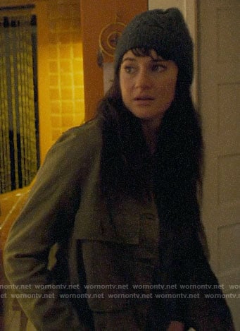 Jane's army jacket on Big Little Lies