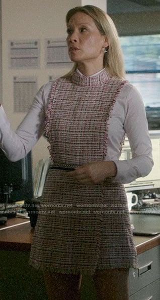 Joan's tweed romper on Elementary