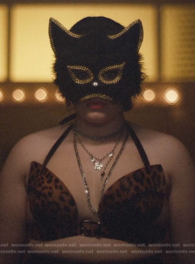 Kat's leopard bra on Euphoria