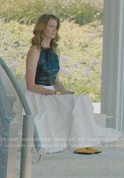 Renata's black and white sequin dress on Big Little Lies