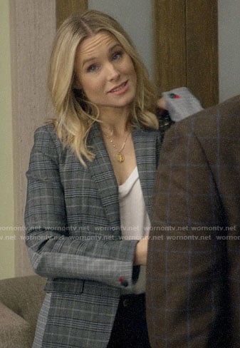 Veornica's mixed plaid blazer on Veronica Mars