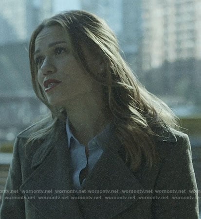 Keri's coat on Pearson