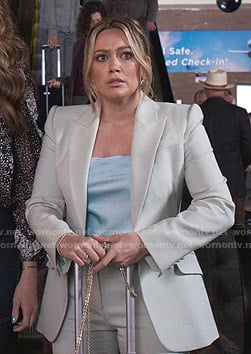 Kelsey's pastel green blazer on Younger