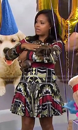 Sheinelle's embroidered dress Today