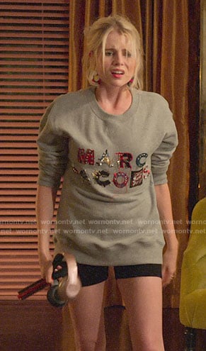 Astrid's embellished MARC JACOBS sweatshirt on The Politician