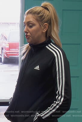 Gina's Adidas track jacket on The Real Housewives of Orange County