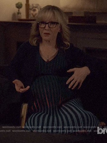 Sheila's striped dress on Suits