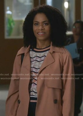 Maggie's zig-zag sweater on Greys Anatomy