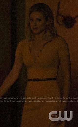 Betty's yellow polo dress on Riverdale