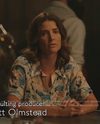 Dex's bird print short sleeve shirt on Stumptown